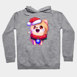 Cute Pomeranian Drawing Hoodie